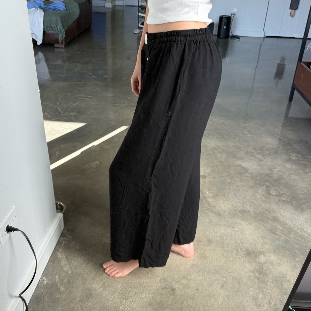 Country Textile Black Culottes - Picture 3 of 9